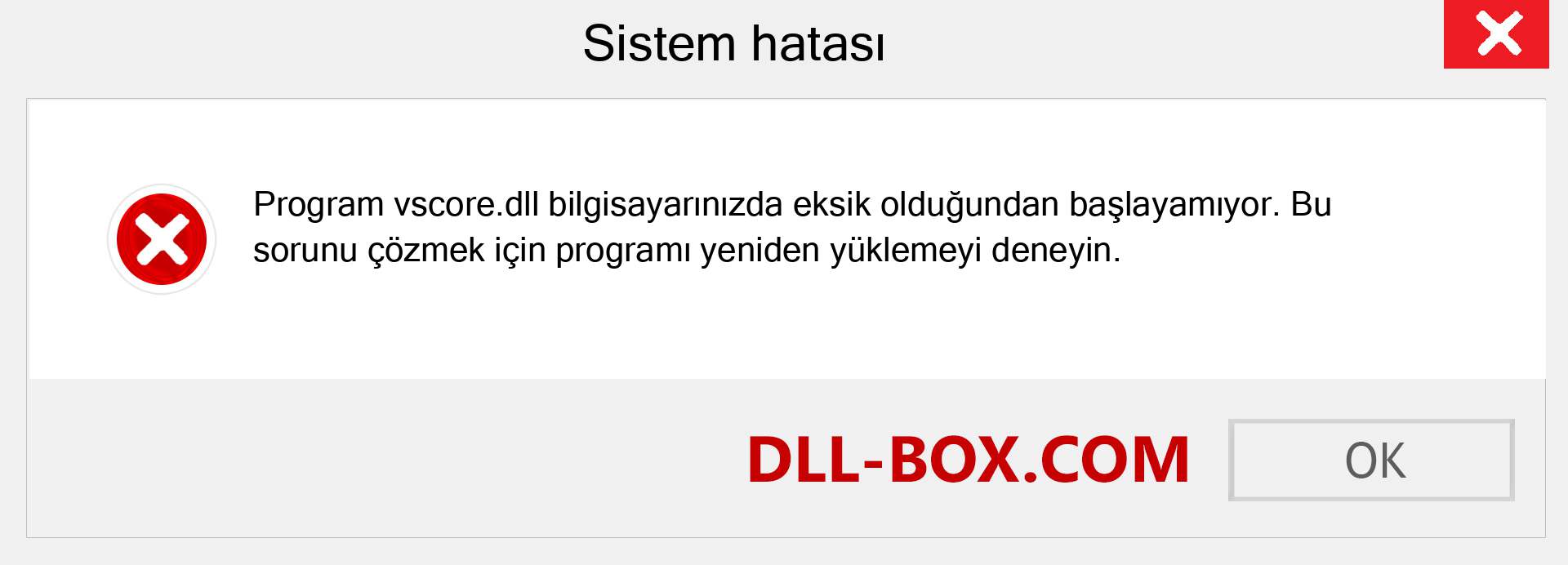 vscore.dll dosyası eksik mi? Windows 7, 8, 10 için İndirin - Windows'ta vscore dll Eksik Hatasını Düzeltin, fotoğraflar, resimler